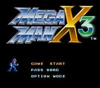 Mega Man X-3, capture d'écran